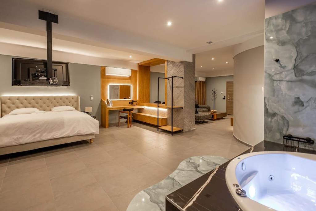 Smaragdi Luxury Jacuzzi Apartment Noho Premium Living Atina Dış mekan fotoğraf